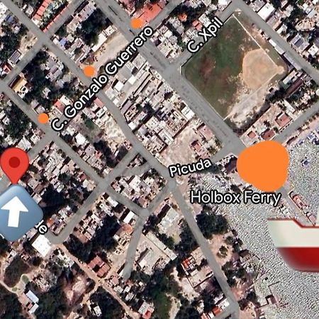 Departamentos Cerca De Ferry Holbox 호텔 외부 사진
