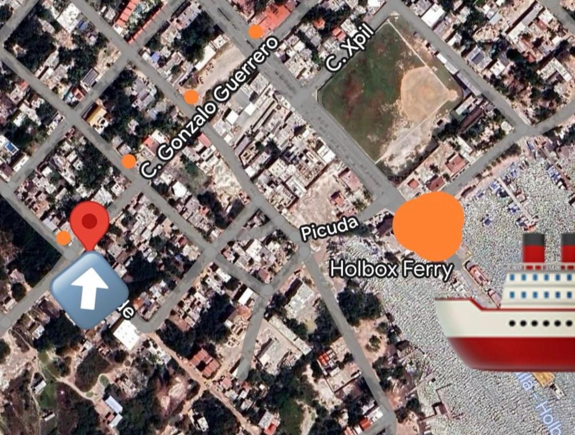 Departamentos Cerca De Ferry Holbox 호텔 외부 사진